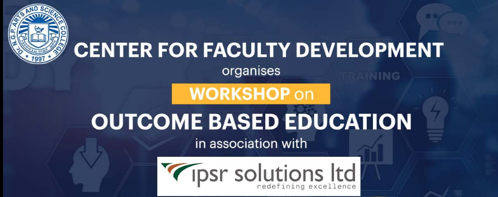 Workshop on OBE at Dr. N.G.P Arts and Science College Coimbatore