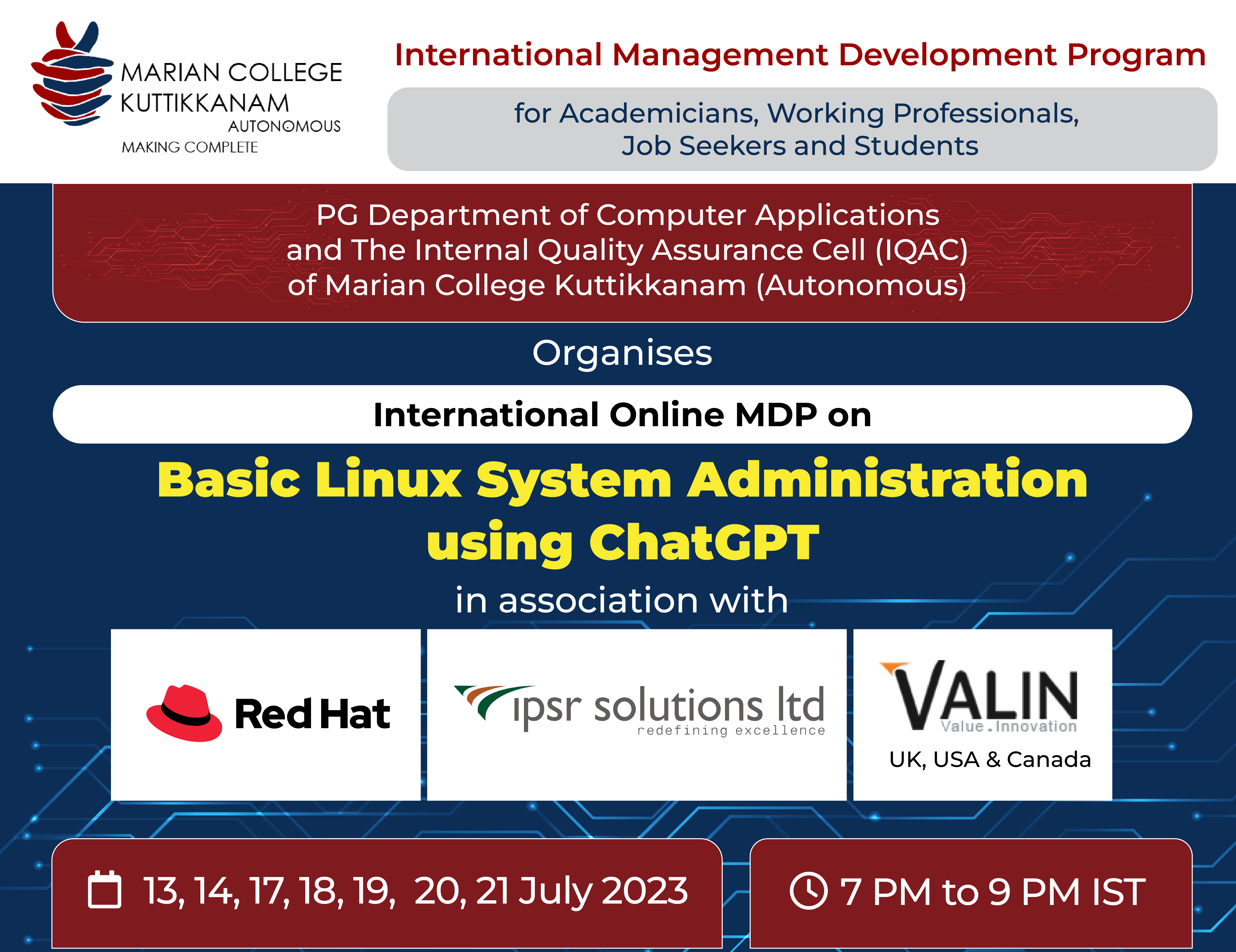 MDP No. I - MDP on Basic Linux System Administration using ChatGPT