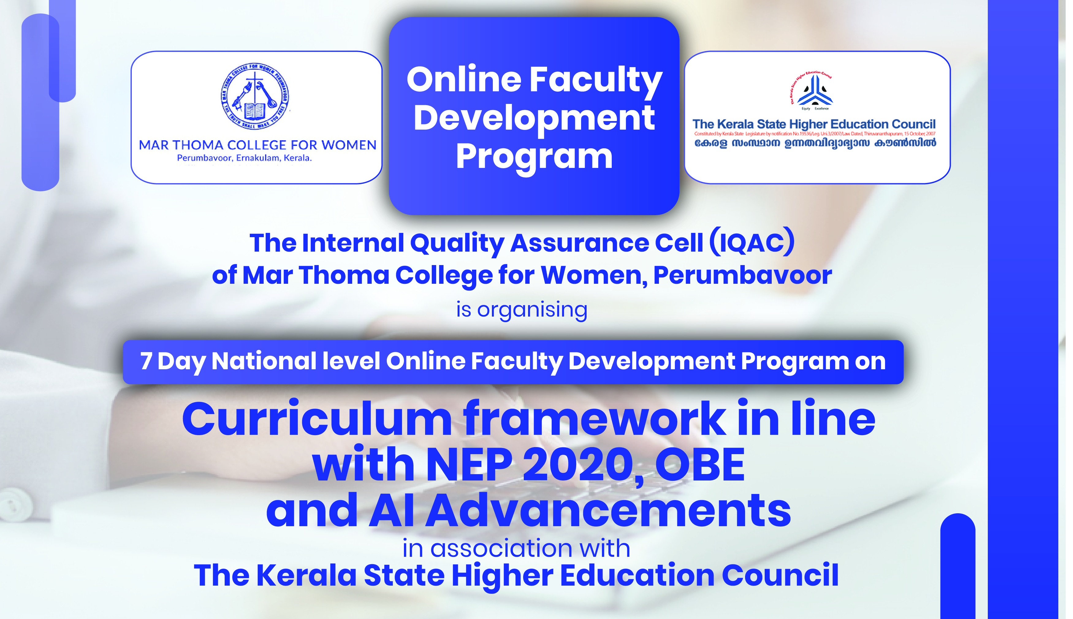 Faculty Development Program on Curriculum framework (Mar Thoma College for Women) - 12 Oct 23